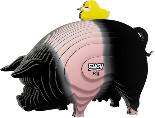 EUGY Prase 3D kartonová skládačka   - 3D Puzzle - Main image