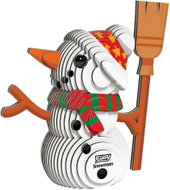 EUGY Sněhulák 3D kartonová skládačka   - 3D Puzzle