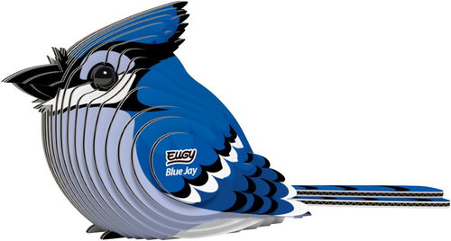 EUGY Sojka modrá 3D kartonová skládačka   - 3D puzzle - Hlavní obrázek