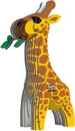 EUGY Žirafa 3D kartonová skládačka   - 3D Puzzle