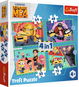 TREFL Já, padouch 4: Šílení Mimoni 4v1 (35, 48, 54, 70 dílků) - Puzzle