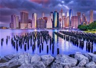 Enjoy Cloudy sky over Manhattan, New York 1000 pieces - Jigsaw