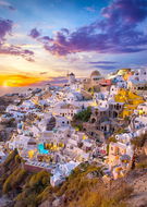 Enjoy Západ slunce nad Santorini 1000 dílků - Puzzle