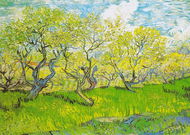 Enjoy Vincent Van Gogh: Kvetoucí sad 1000 dílků - Puzzle