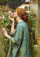 Enjoy John William Waterhouse: Duše růže 1000 dílků - Puzzle