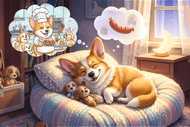 TREFL Puzzle Corgi in the Realm of Dreams 60 pieces - Jigsaw Puzzle
