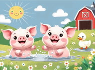 TREFL Puzzle Happy Life in the Countryside 30 Pieces - Jigsaw Puzzle