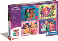 Clementoni Disney princezny 4v1 (12+16+20+24 dílků) - Jigsaw Puzzle