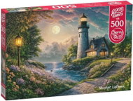 Cherry Pazzi Lighthouse in the Moonlight 500 pieces - Jigsaw Puzzle