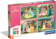 Clementoni Disney princezny 12,16,20,24 dílků sada 4v1 - Jigsaw Puzzle