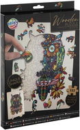 GRAFIX Obrysové puzzle Sova, 133 dílků - Puzzle