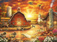 BLUEBIRD Puzzle Farm at dawn 3000 pieces - Jigsaw Puzzle