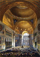 ART PUZZLE Puzzle První modlitba v mešitě Hagia Sofia 1000 dílků - Puzzle