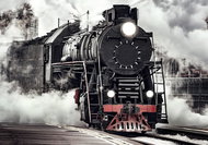 INTERDRUK Puzzle Around the World: Steam Locomotive 500 pieces - Jigsaw Puzzle