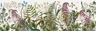 INTERDRUK Panoramic puzzle: Flowers: ferns and flowers 1000 pieces - Jigsaw Puzzle