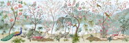 INTERDRUK Panoramic puzzle: Secret Garden: Bird World 1000 pieces - Jigsaw Puzzle