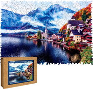 PUZZLER Wooden puzzle Halstatt Lake, Austria 250 pieces - Jigsaw Puzzle