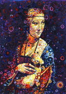 GRAPHICS Puzzle Leonardo da Vinci: The Lady with the Prism by Sally Rich 1500 pieces - Jigsaw Puzzle