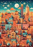 ALIPSON Puzzle Amazing City 500 pieces - Jigsaw Puzzle