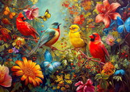 ENJOY Puzzle Chirping and Fluttering 1000 pieces - Jigsaw Puzzle
