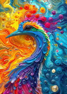 ENJOY Marble Feather Puzzle 1000 pieces - Jigsaw Puzzle