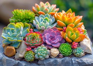 ENJOY Puzzle Succulents 1000 pieces - Jigsaw Puzzle