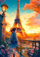 ENJOY Puzzle Wandering Paris 1000 pieces - Jigsaw Puzzle