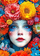 ENJOY Puzzle In the embrace of flowers 1000 pieces - Jigsaw Puzzle