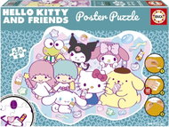 EDUCA Poster puzzle Hello Kitty a přátelé 250 dílků - Jigsaw Puzzle