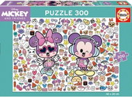 EDUCA Puzzle Mickey a přátelé 300 dílků - Jigsaw Puzzle