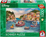SCHMIDT Puzzle Disney: Mickey a Minnie v Itálii 1000 dílků - Jigsaw Puzzle