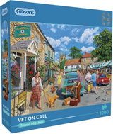 GIBSONS Puzzle Veterinární pohotovost 1000 dílků - Jigsaw Puzzle