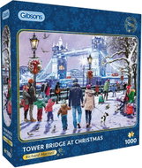 GIBSONS Puzzle Tower Bridge o Vánocích 1000 dílků - Jigsaw Puzzle