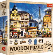 TREFL Wooden puzzle French alley 1000 pieces - Jigsaw Puzzle