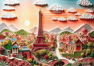 TREFL Puzzle Paper Art: Paris 1000 pieces - Jigsaw Puzzle