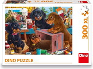 Dino Jezevčíci 300 XL dílků - Jigsaw Puzzle