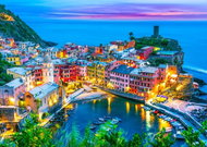 ENJOY Puzzle Vernazza at dusk, Cinque Terre, Italy 1000 pieces - Jigsaw Puzzle