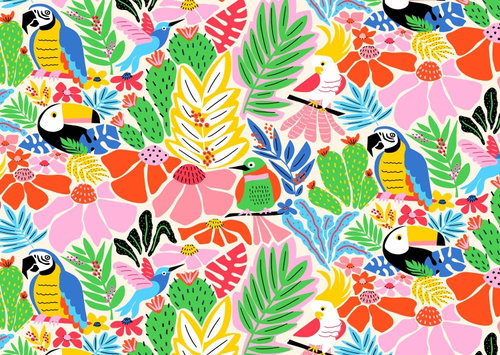 ENJOY Happy Jungle Puzzle 1000 pieces - Jigsaw Puzzle - Main image