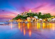 ENJOY Puzzle Village Vrbnik, Croatia 1000 pieces - Jigsaw Puzzle