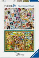 Ravensburger Disney album známek a Nejkrásnější pohádky 2 × 1000 dílků - Jigsaw Puzzle