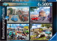 Ravensburger Happy Days č. 2: Výlety 4 × 500 dílků - Jigsaw Puzzle