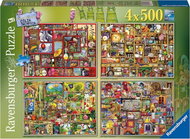 Ravensburger Úžasný svět Colina Thompsona 4v1, 4 × 500 dílků - Jigsaw Puzzle