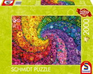 Schmidt Barevný květinový vír 2000 dílků - Jigsaw Puzzle