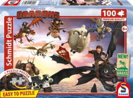 Schmidt Jak vycvičit draka: Dračí jezdci v akci 100 dílků - Jigsaw Puzzle