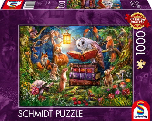 Schmidt Pohádky na dobrou noc v lese 1000 dílků - Jigsaw Puzzle - Main image