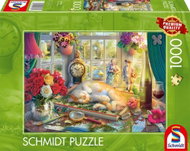 Schmidt Skládání puzzle s kočkou 1000 dílků - Jigsaw Puzzle
