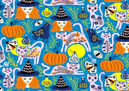 ENJOY Puzzle Cursed Cats 1000 pieces - Jigsaw Puzzle - Main image