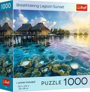 Trefl Dechberoucí západ slunce nad lagunou 1000 dílků - Jigsaw Puzzle