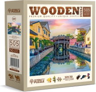 Wooden City Japonský most ve městě Hoi An 505 dílků - Wooden Puzzle