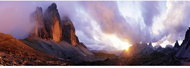 HEYE Panoramic Puzzle Three Peaks, Italy 1000 pieces - Jigsaw Puzzle